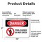 Signmission Pool Closed Do Not Enter Danger Sign, Plastic, 10in W x 7in L, 2PK OS-2PACK-DS-P-710-L-1636 - alternate 2